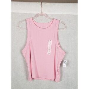 Old Navy Women's Scoop‎ Neck Rib Knit First Layer Tank Top Light Pink XXL Summer